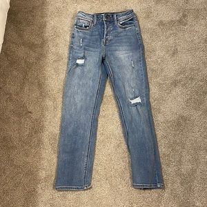 Straight leg skinny jeans